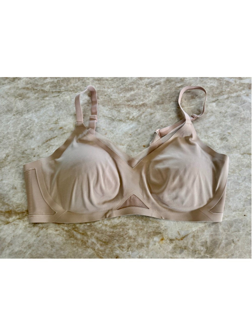Women's Honeylove Bra Size L Beige